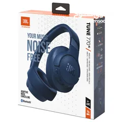  1 سماعات أصليه JBL Tune 770NC  – صوت نقي، بلوتوث، إلغاء ضوضاء