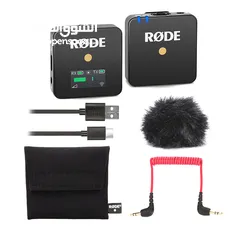  1 RØDE Wireless GO II مايكروفون رود مستعمل فتره بسيطه