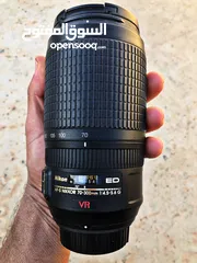  3 عدسة Nikon 70-300نوعG اخو الجديد