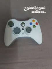  1 يد تحكم Xbox 360 لاسلكية أصلية (لون ابيض)