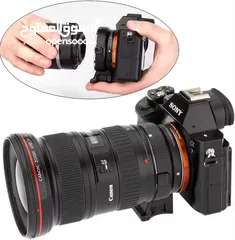  1 ادابتر لتركيب عدسة كانون على كاميرا سوني   VGEET auto focus dslr camera  EF to E mount Lens Adapter