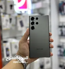  2 عرض خااص : Samsung S23 ultra 256gb  الهاتف بحالة الوكالة نظيف جدا بدون أي مشاكل مع ملحقاته و ضمان