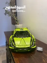  2 Lamborghini Sián FKP 37 1:8 Ferrari Daytona SP3 - High-Detail Technic-Style Construction Model