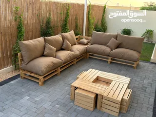  4 جلسات خارجية garden furniture