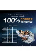  2 مولد DuroMax XP13000HX Dual Fuel المحمول - يعمل بالبنزين أو البروبان بقوة 13000 واط