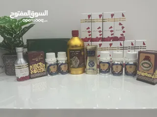  1 مسك اسود ، ورد طائفي ،دهن ريجالي