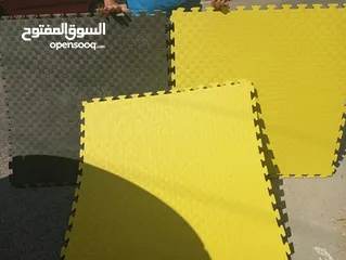  2 ارضيات فوم للنوادي والساحات الخارجية جديد غير مستخدم وبسعر مثالي