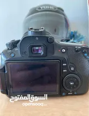  1 كانون 60d مع اربع عدسات