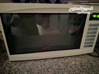  1 مايكرويف سونا مستعمل وبحالة جيدة للبيع