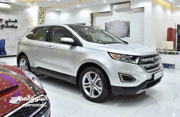  2 Ford Edge Titanium AWD ( 2017 Model ) in Silver Color GCC Specs