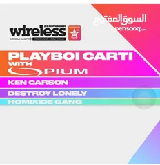  1 2 general admission tickets for wireless festival