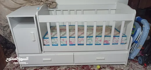  1 سرير اطفال من عمر ولادة الى 10سنوات