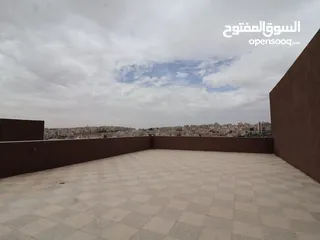  28 شقة طابق أخير مع روف (205م)داخلي (80م)ترس خارجي في أرقى مناطق ام حجير شفا بدران