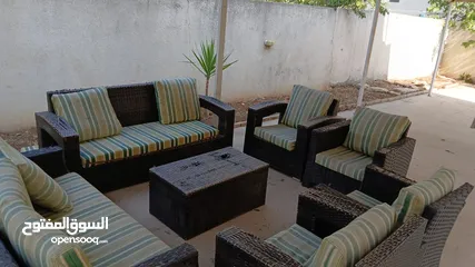  1 طقم كنب حديقة
