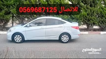  3 هيونداي اكسنت 2017.