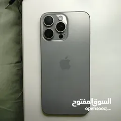  1 ايفون 15 برو ماكس Natural Titanium 256 GB