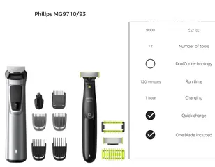  10 Philips Multigroom Series 9000, 12-in-1