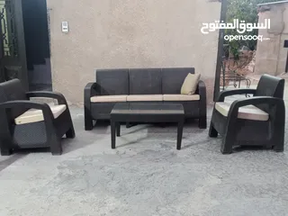  1 طقم رتان الساحوري شبه جديد