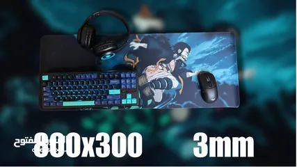  25 Anime+Gaming Mousepad ماوس باد انمي + العاب