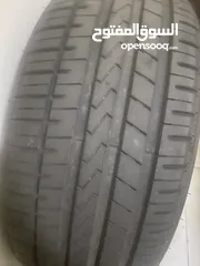  6 ‏ sale two Falken  tyres 255/40/r18  new year last year 2022 almost new not used for sale 700 aed