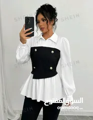  2 بلوزة جميلة وجودة ممتازة من شي ان