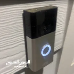  8 جهاز جرس باب فيديو من أمازون Ring Video Doorbell  4- HDvideo1 with two-way talk بطارية شحن مرفقة سهل