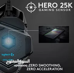  7 (Logitech G502 Hero High Performance Gaming Mouse) ماوس جيمنج جديد