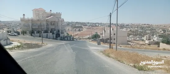  4 أرض للبيع في شفا بدران عيون الذيب مميزه على شارعين