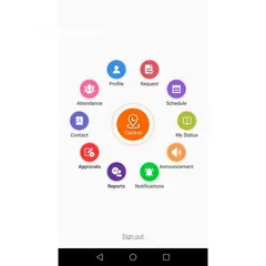  9 نظام دوام الموظفين باستخدام تطبيق ZK Mobile Time Attendance  للهواتف الذكية