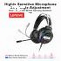  5 LENOVO H401 GAMING HEADSET سماعات رأس