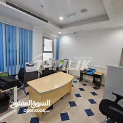  5 Furnished Offices Space for Rent in Al Qurum REF 481YB