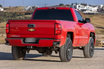  4 شيفروليه سلفرادو موديل 2015 غمارة بحالة ممتازة 4X4 فحص كامل Single Cav !!