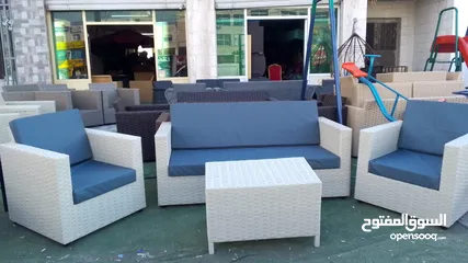  23 مرجيحة 3مقاعد مرجيحه عش بلبل طقم رتان طقم خارجي طقم حدائق كرسي بحرعضم كراسي تشميس كراسي بلاستك طاولة