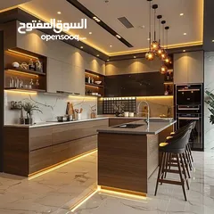  4 مطابخ المنيوم مطابخ خشب جميع انواع المطابخ