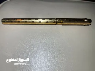  3 Cartier  Fountain Pen with Gold 18K