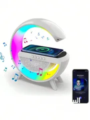  6 سماعة LED لاسلكية مع شاحن مدمج   استمتع بجودة صوت رائعة وإضاءة LED ملونة تضفي لمسة عصرية