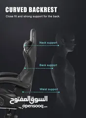  9 كرسي جيمنغ مريح لساعات اللعب الطويلة لون اسود  Dragon War Gaming Chair GC-003 السعر شامل التوصيل