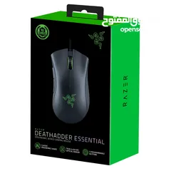  2 "ماوس Razer DeathAdder Essential بأرخص سعر في فلسطين – دقة 6400 DPI!"