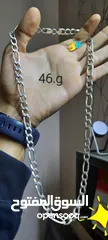  9 مجموعة بلاكات وسناسيل فضة متنوعة اوزان عالية واشي رفيع الأغلب اوزان عالية مختمات عدة اختام إيطالي اص