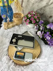  5 ميزان مجوهرات عالي الدقة 0.005 غرام / 100 غرام مع إضاءة خلفية LCD ستانلس الأكثر طلباً