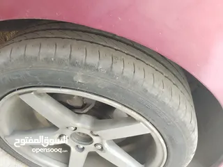  4 جنط فيزون 17 مع كوشوك للبدل