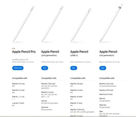  3 Apple Pencil Pro جديد