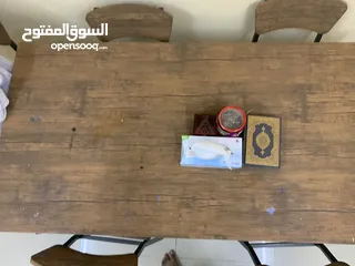  4 طاولة طعام 6كراسي