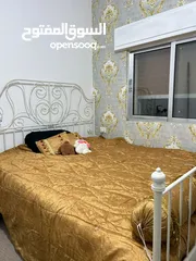  2 للبيع سرير معدني بللون ابيض مميزمع مرتبه مريحه جداا