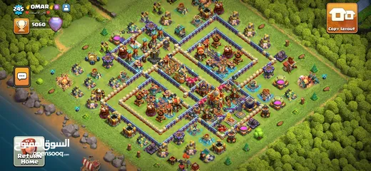  2 حساب ماكس كلاش اوف كلانس Clash of Clans Th16 max