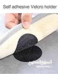  2 لاصقات تثبيت سجاد  شرشف طاولات اثناء لعب الاطفال او مجرى الهواء و بقاءها مشدوده