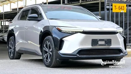  9 2022 تويوتا BZ4x برو لونج رينج بطارية كبيرة لون مميز ممشى قليل فحص كامل ولا ملاحظة