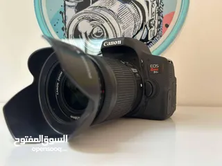  4 كاميرا كانون 750D بحالة الوكاله تماماً