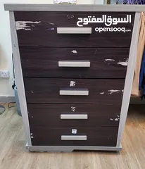  2 Drawer storage وحدة تخزين خشبية