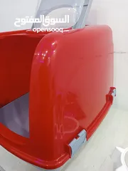  5 لتر بوكس حجم كبير للبيع مع صحن اكل مزدوج مع علبة شامبو قطط 500 ml